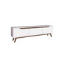 Hanah Home Soporte para TV D1 - 794 Blanco y Nogal